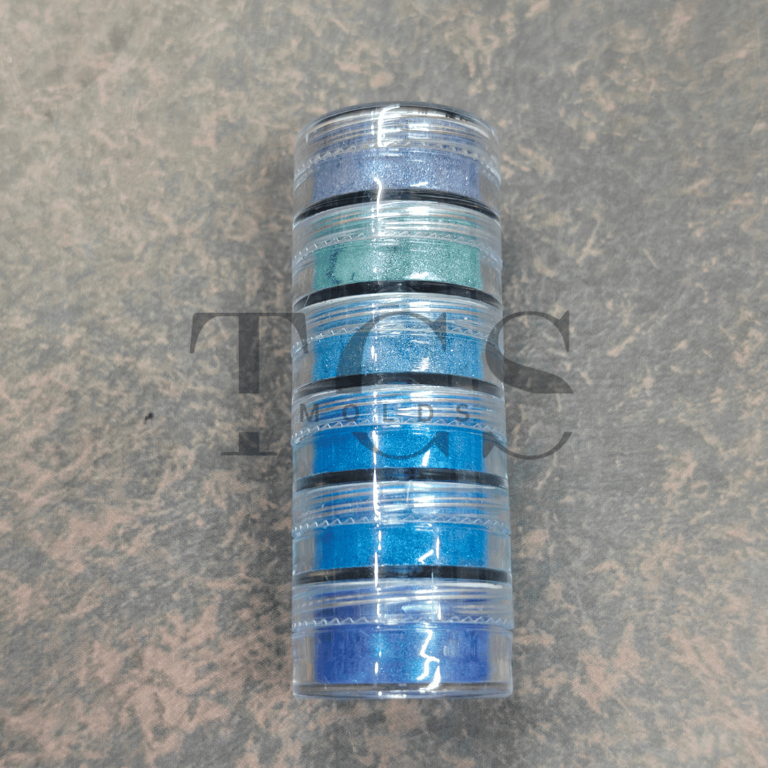 Blue Shades 6 in 1 Mica Powder