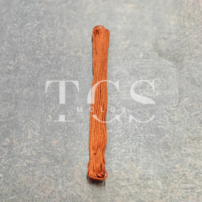 Rust cotton thread