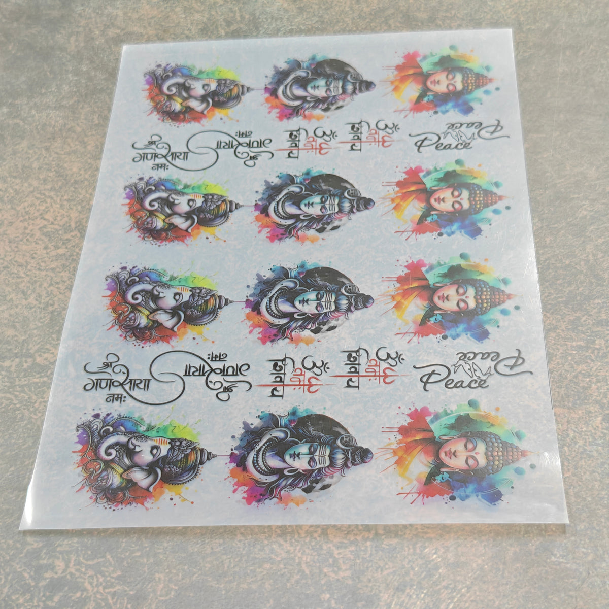 A5 god insert sheet