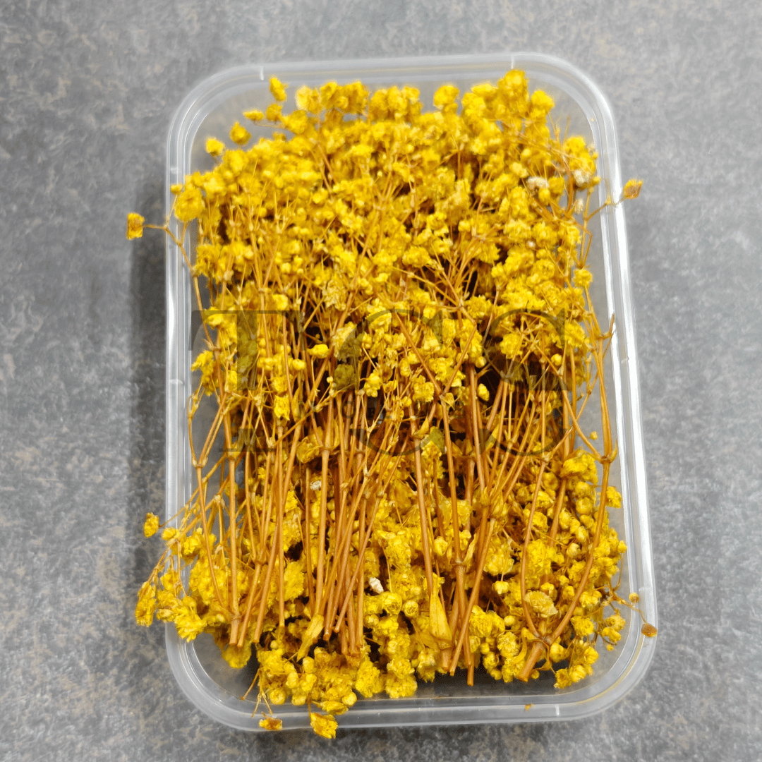 Baby Breath (yellow) - craft supply for resin art and craft projects