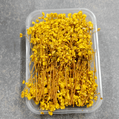 Baby Breath (yellow) - craft supply for resin art and craft projects
