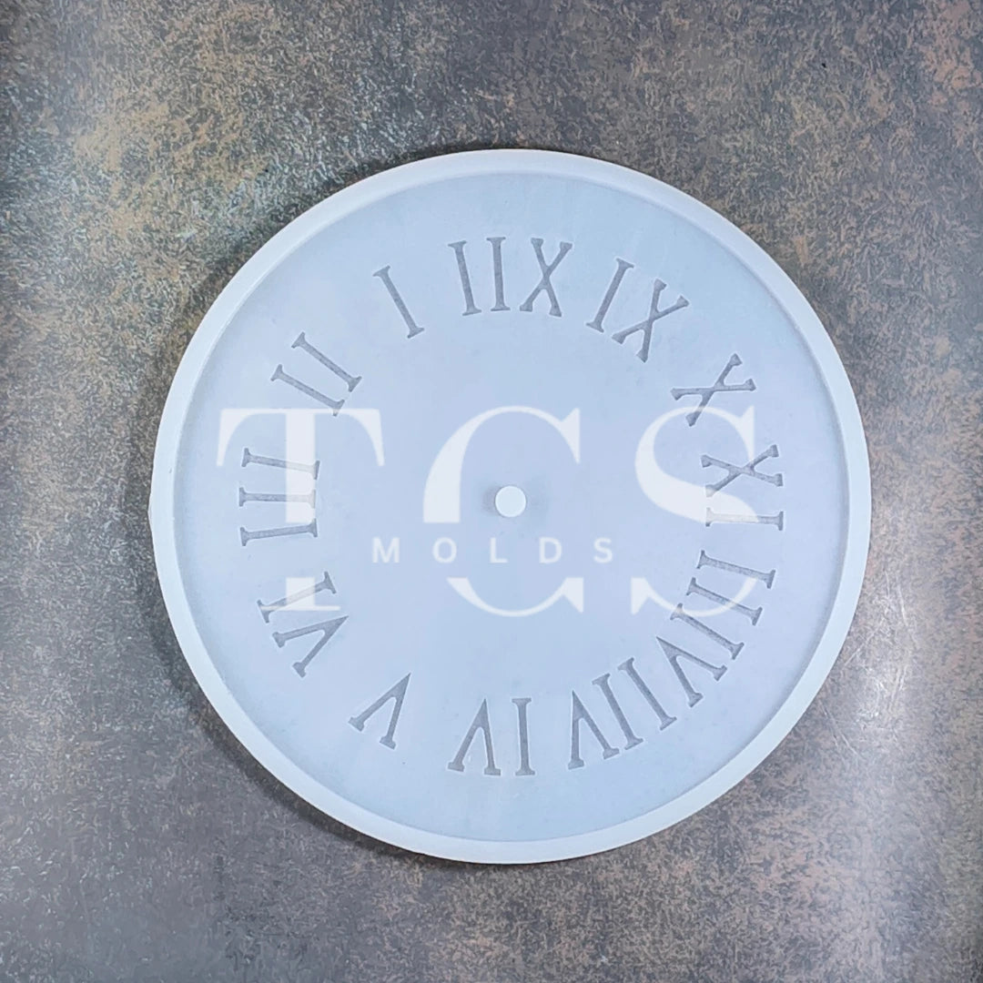 8inch Clock Mold Silicone Mold
